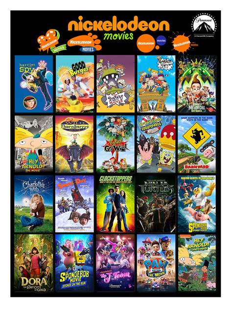 In 2002, the channel divided its. . Nickelodeon movies deviantart